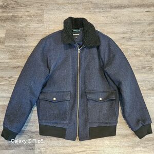 Bonobos Italian Wool Blend Bomber jacket.